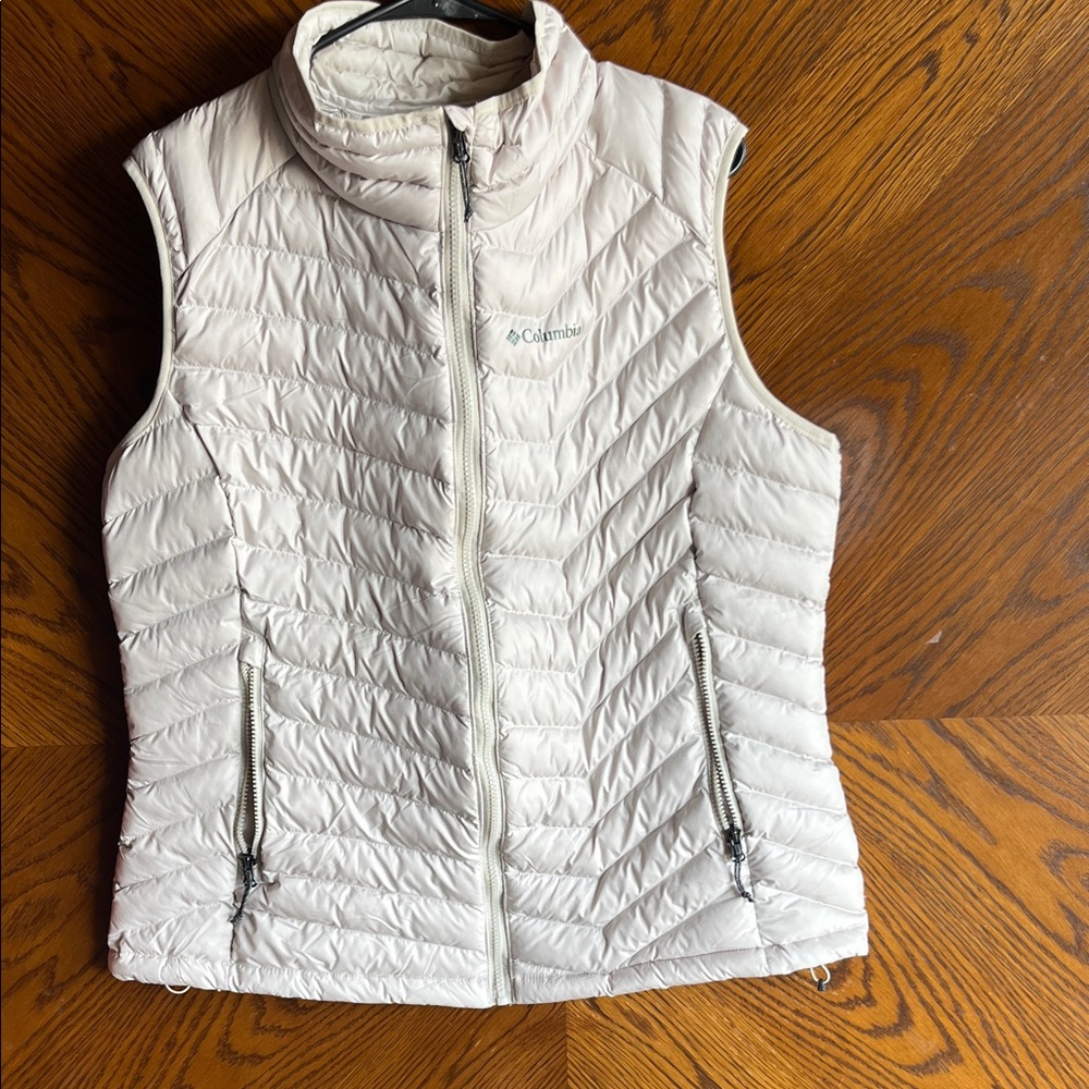 Columbia Women's Off-White Quilted Vest